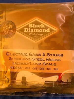 Black Diamond - Electric Bass Strings - Steel - 45-125